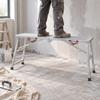 Foldable Indoor Work Scaffold Galvanized Steel NonSlip Scaffolding for Plastering,