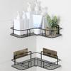 New Bathroom Shelf Shower Organizer Triangle Cosmetic Storage Rack Kitchen Toilet