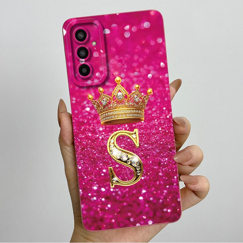Чехол для Samsung Galaxy M13 M23 Buddy 2, Мягкий силиконовый чехол с буквами и короной для Samsung M13 4G M 23, Ударопрочные задние крышки