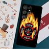 Чехол Firefighter Heroes Fireman для Samsung Galaxy S23 S21 S22 Ultra Plus S20 FE Note 20 Note 10 S8 S9 S10 Plus
