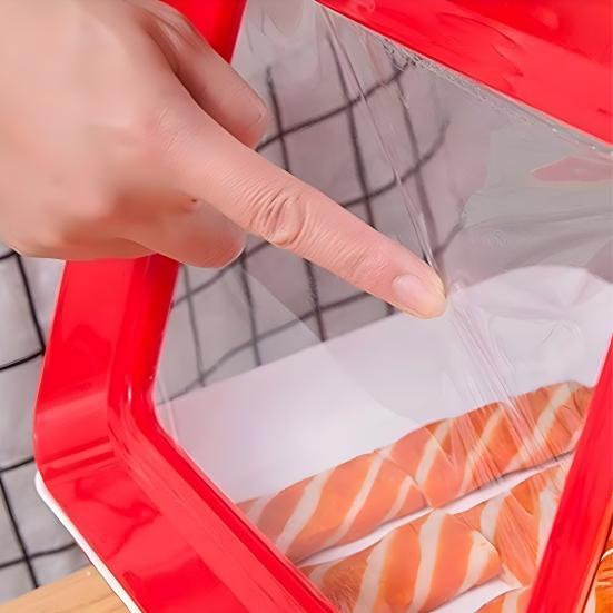 5 шт. креативных подносов для хранения продуктов, складные подносы для хранения продуктов с эластичной крышкой, сохраняют свежесть продуктов, многоцелевой контейнер для хранения продуктов