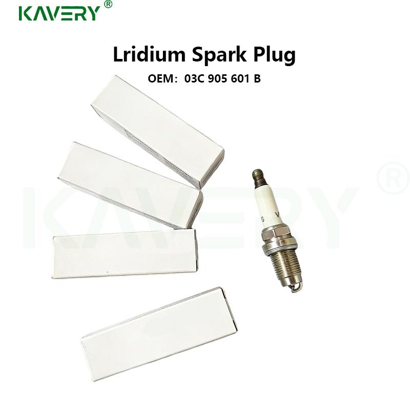 For 4pc OEM 03C905601B 03C905601A SIZFR6B8EG Iridium Spark Plug For A1 A3 Passat Golf MK6 Polo Jetta Tiguan Skoda Auto Parts