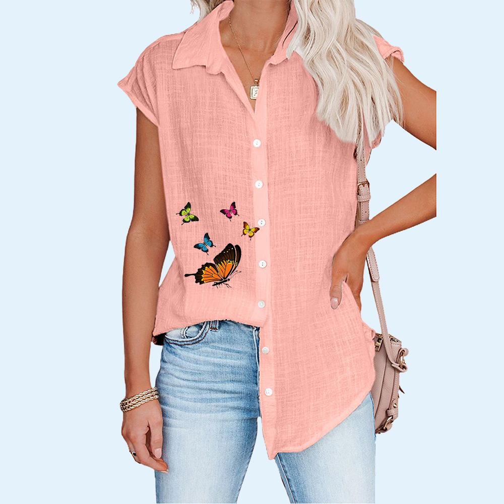 Женская модная футболка с принтом, летняя повседневная тонкая блузка с коротким рукавом, кардиган большого размера, футболка