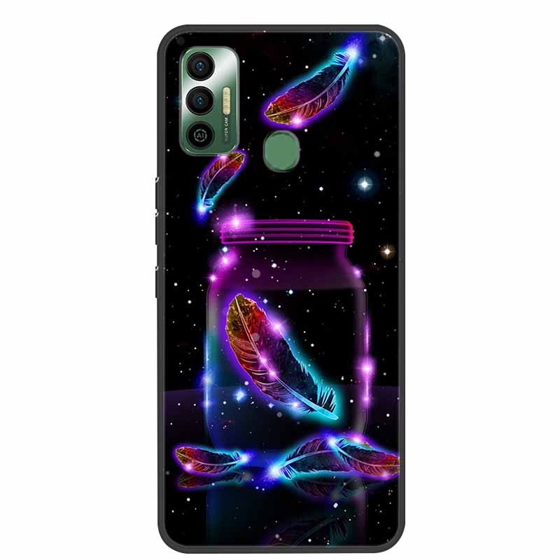 Для Tecno Spark 7 Чехол Роскошный Силиконовый Мягкий ТПУ Чехол для Телефона Для Tecno Spark 7 Pro Spark 7P Spark7 Защитный KF6 Coque
