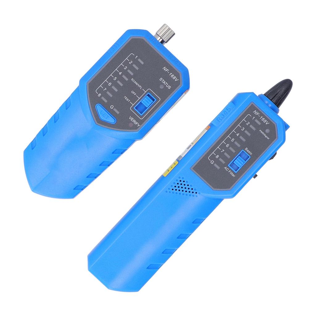 NF‑168V Network Cable Finder 650nm Red Light Anti Interference POE Ethernet CAT5 CAT6 Wire Tracer
