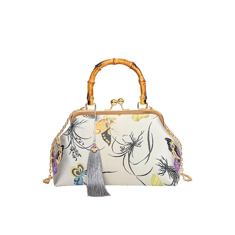 Luxury Vintage Embroidered Evening Bag for Women Wedding Style Bags Shoulder Bags Crossbody Bags