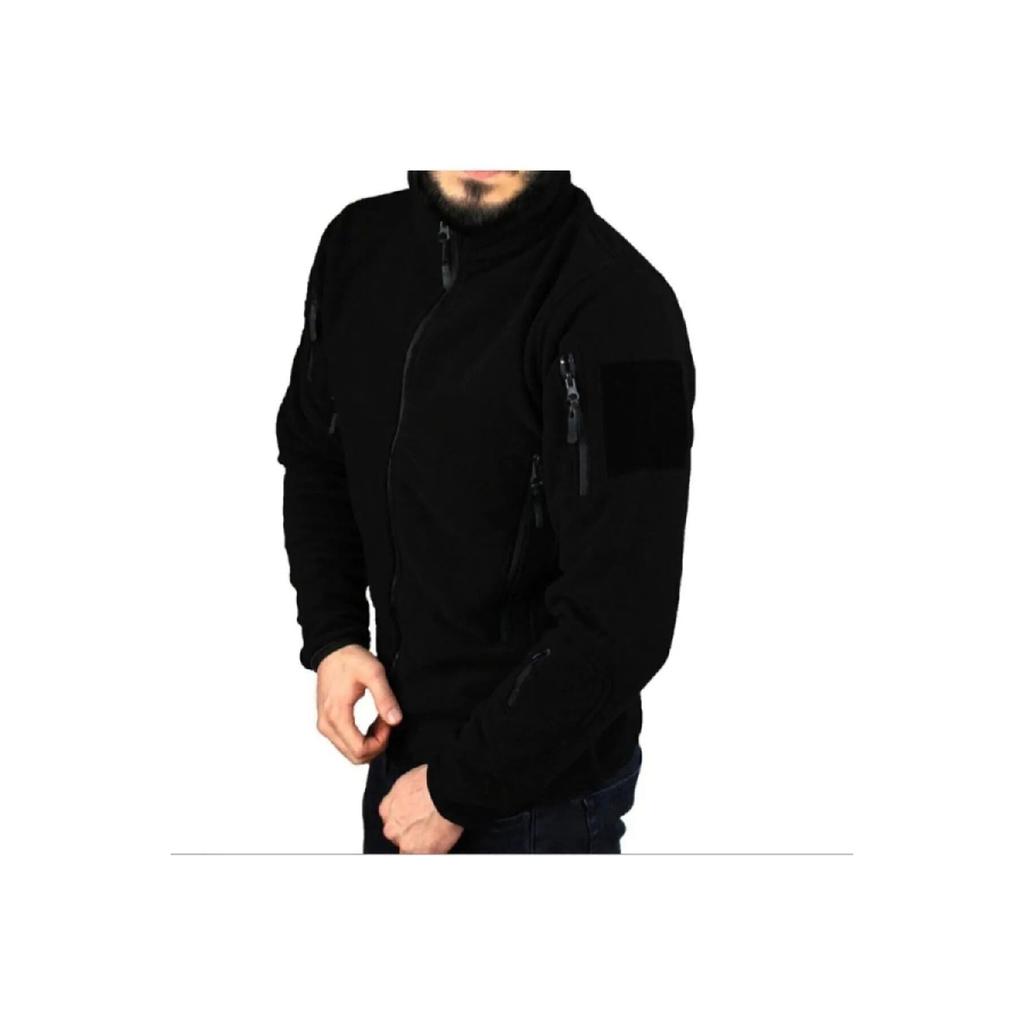 Тактическое флисовое мужское флисовое пальто цвета хаки в стиле милитари