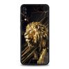 Cross Pattern Bicolor Lion Phone Case for Samsung Galaxy A56 A36 A26 A16 A34 A24 A42 A22 A20 A12 A40 A30 A10 5G Soft TPU Cover