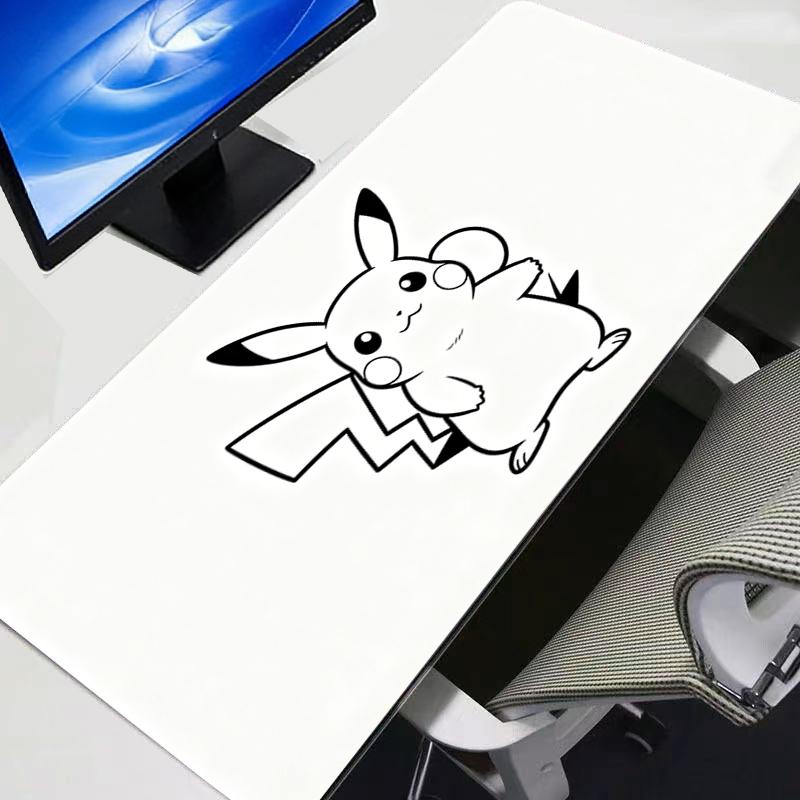 Mouse Pad Gengar Pokemon Pikachu Gamer PC Computer Large XXL Desk mat Keyboard Anime rug Gaming Accessories Mousepad Carpet