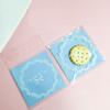 Self-adhesive Bags Baked Plastic Bag Birthday 7x7+3cm Transparent Candy Bag 100Pcs OPP Bag For Wedding Cookie Food Packaging Party Decor