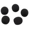 Microphone Sponge Microphone Windshield Pin Microphone Large Loudspeaker 5 Pieces Black [GONKISS]