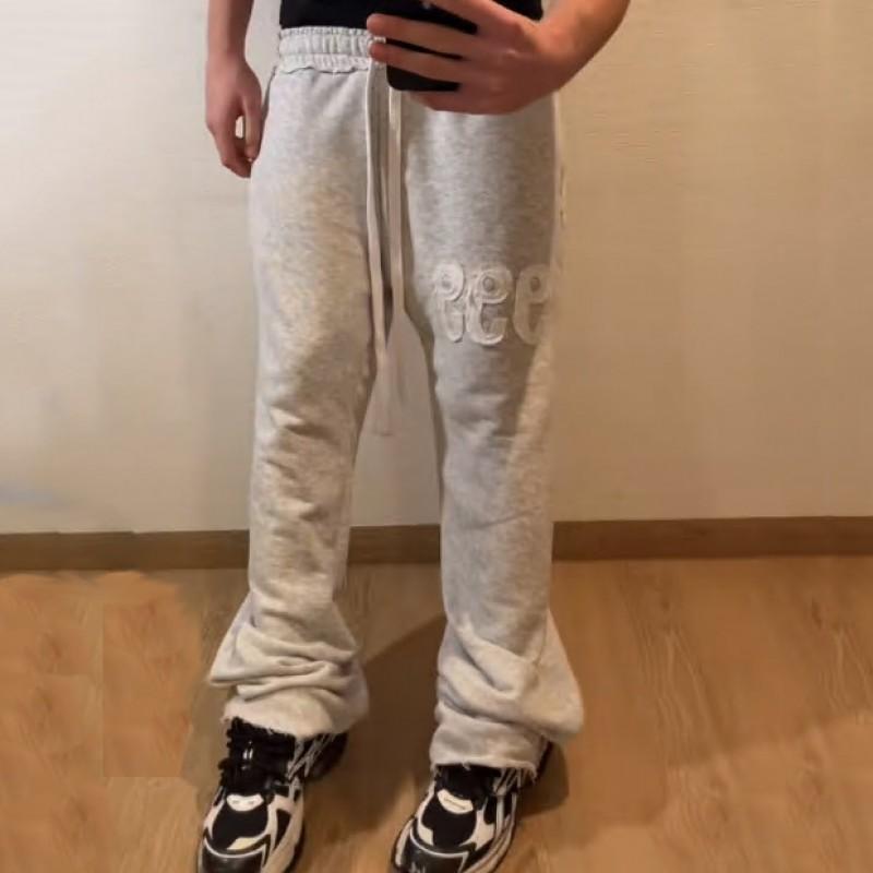 Men Women Loose Fit Cotton Jogger Shorts Hip Hop Style Casual 5/8 Length Streetwear Pants