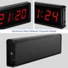 Таймер для спортзала Секундомер Пульт дистанционного управления 1,5 дюйма из алюминиевого сплава с акриловой панелью Пользовательская настройка времени