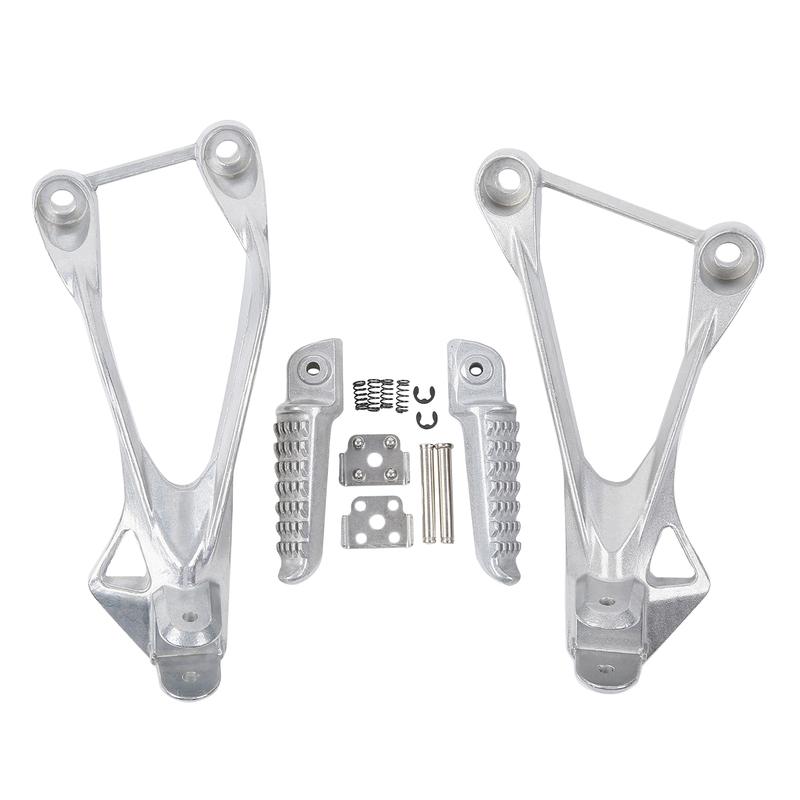 Motorcycle Rear Footrest Foot Pegs For KAWASAKI Ninja ZX6R 2005-2008 2007 2006 ZX636 2005-2006 Silver/Black/Matte Black