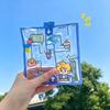 Водяной лабиринт, сжимающая игрушка с брелоком, игрушки-антистресс, подвески для рюкзака, лучший подарок