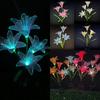 Newest Dynamic Fairy lily butterfly Wedding decoration led Novelty artistic optical fiber flower Christmas New Year party Shop
