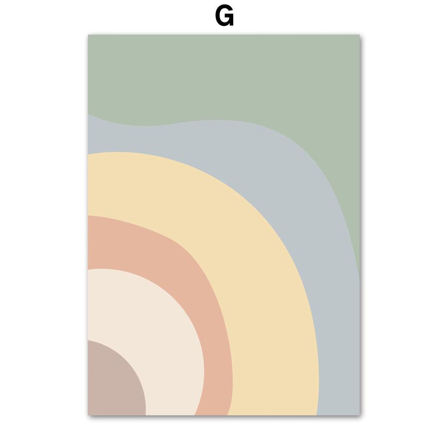 Цветочный рынок Кривая девушка Радуга Абстрактные постеры Печать холст картины скандинавские настенные художественные картины для гостиной домашний декор