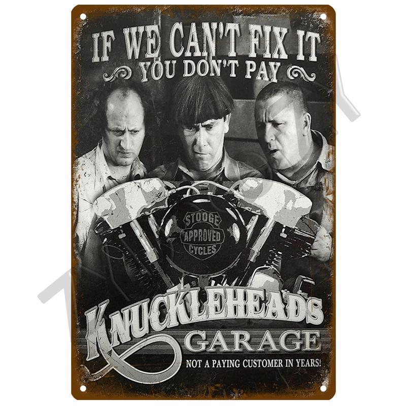 Гараж Металлическая Вывеска Дом Табличка Металлический Плакат Жестяная Вывеска Настенные Плакаты Винтаж Ретро Эстетика Декор Комнаты Настенное Искусство Украшения