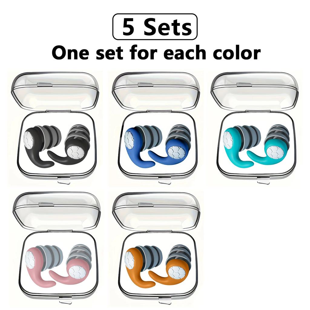 HUAK 1 пара мягких силиконовых берушей - Шумоподавляющие, Удобная посадка, для сна, плавания, создания тихой обстановки