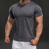 Casual High Street Quick-drying Short-sleeved T-shirts Fashionable Sports Slim Elastic Fitness Outdoor T-shirts