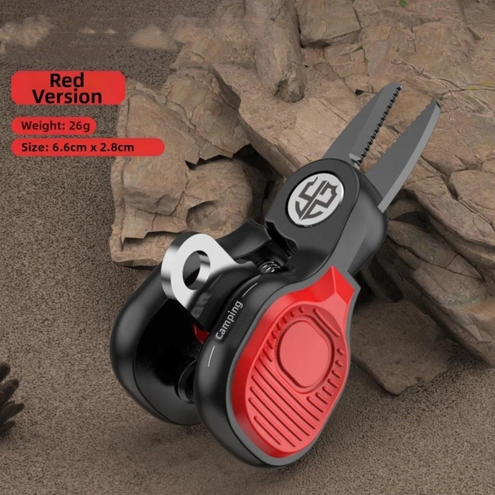 Serrated Blade Portable Fishing Scissors Mini Size Lure Scissors PE Line Scissors  Line Cutting