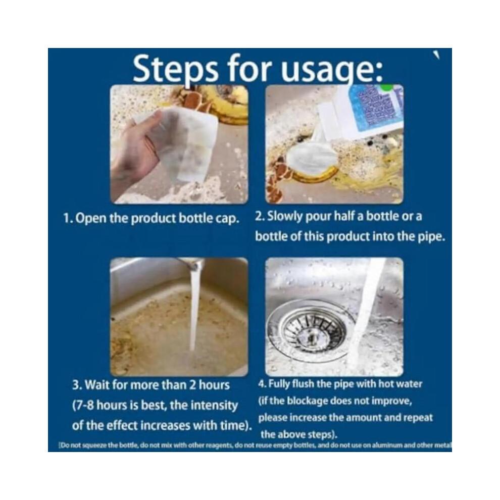 (1PC) 1/2/3PCS Liapu Powerful Pipe Dredging Agent,Pipeline Dredging Agent for Kitchen Toilet