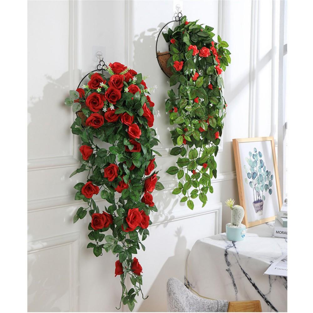 3Ft Artificial Rose Vine Hanging Plants Decoration Simulation Flower for Home Room Garden Wedding