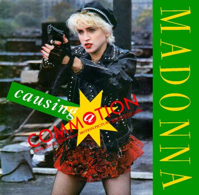 7-дюймовая пластинка MADONNA - Causing A Commotion 728224 Sire 1987 UK Танцевальная и Электронная Б/У