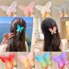 Gradient Hair Clip Matte Hairpin New Butterfly Hair Claw Clip Women