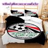 Egyptian Football Association Pattern Bedding,Quilt Set Quilt Cover Pillowcase Home Birthday Gift (1*duvet cover+2*pillowcase,without core)