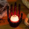 Plastic Halloween Ornament Skeleton Desktop Decorative Light Holiday Party Decoration Halloween Pumpkin Ornament For Friends