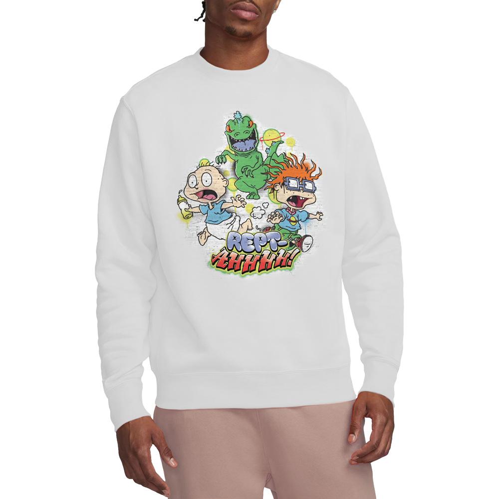Rugrats Unisex Adult Rept-Ahhhhh! Tommy & Chucky Sweatshirt