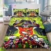 Robot Grendizer Bedding Set Single Twin Full Queen King Size Bed Set Adult Boys Bedroom Anime Bedding Gift