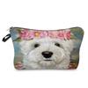 Women Dog Print Cosmetic Bag Toiletries Organize Travel Storage Case 6774