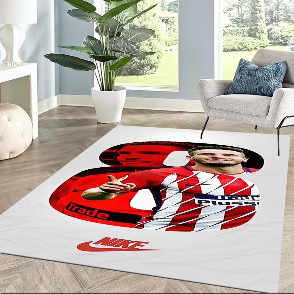 Atletico Madrid Area Rug Perfect For Hallway Balcony Study Room Living Rooms Antislip Rug Anime Office Decor Spiritual Gift