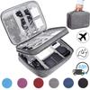 Сумка для хранения кабеля Водонепроницаемый цифровой электронный органайзер Портативная USB-линия передачи данных Зарядное устройство Сумка для хранения Дорожный органайзер для кабеля