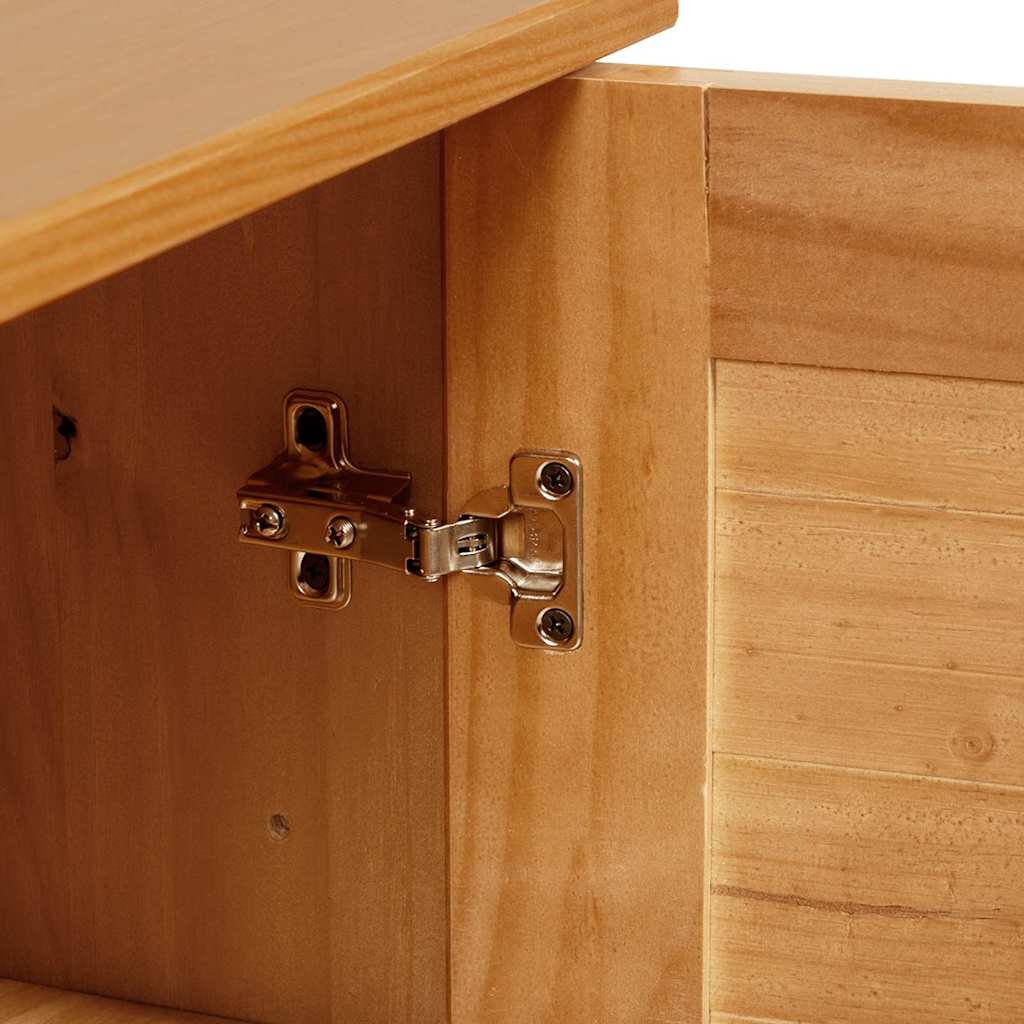 VIGO Bathroom Cabinet in Brown and Honey Brown 67.5 x 34 x 71.5 cm