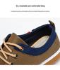 2026 Plus Size Men's Versatile Casual Lace-up Korean Style Canvas Shoes