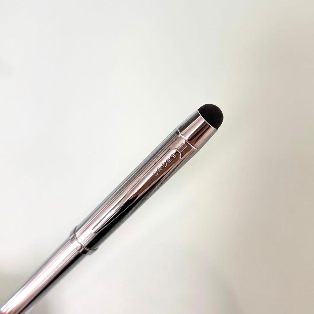 Used CROSS Cross Ballpoint Pen with Stylus (Red/Black) + Mechanical Pencil Multi-function Pen