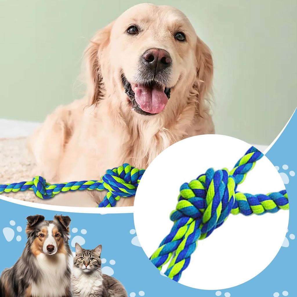 Тяжелая игрушка для собак, агрессивных любителей жевать – прочные жевательные игрушки для крупных собак, отлично подходят для перетягивания каната и чистки зубов