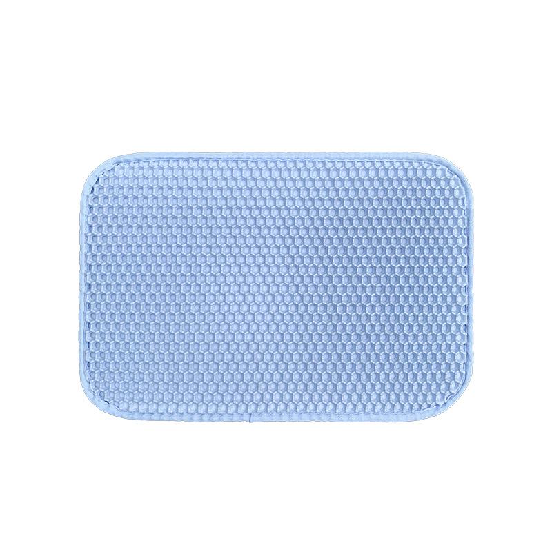 Non-slip Cat Litter Mat with Gift Waterproof Double Layer Pet Litter Box Mat Sand Cat Pad Bed Mat Clean Pad Cat Accessories