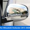 Накладка на зеркало заднего вида и боковые зеркала для Mitsubishi Outlander 2013-2017 2018 Хромированный Защитный Аксессуар Авто Стайлинг