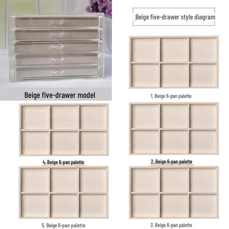 Многоярусная шкатулка для украшений для серег и мелких предметов - Домашнее хранение и организация