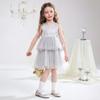 ASK JUNIOR Girl's Sleeveless Summer Princess Dress
