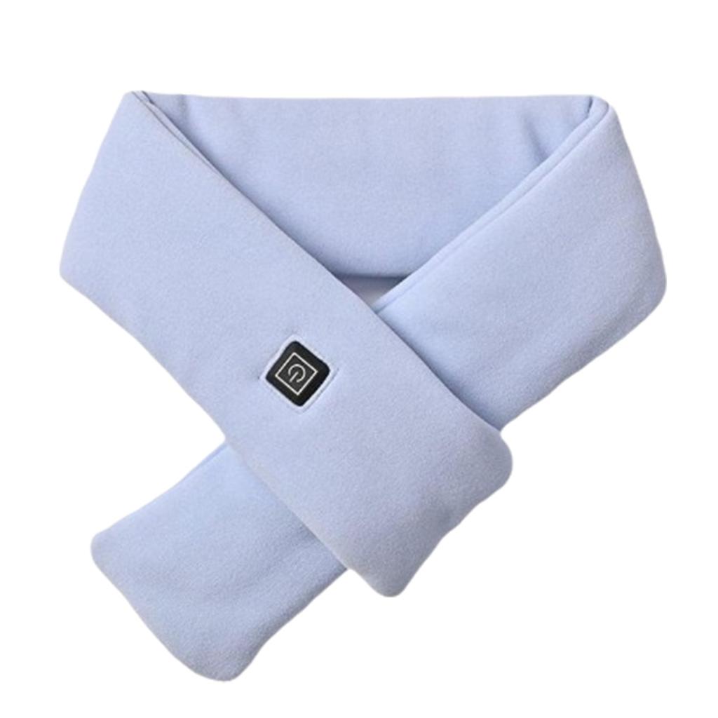 Электрический шарф с подогревом, заряжаемый через USB, для зимнего тепла с 3 регулируемыми настройками температуры, грелка для шеи