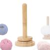 Wooden Yarn Holder Knitting Organizer Gift for Crafts Lover Practical Stable Versatile Wool Ball