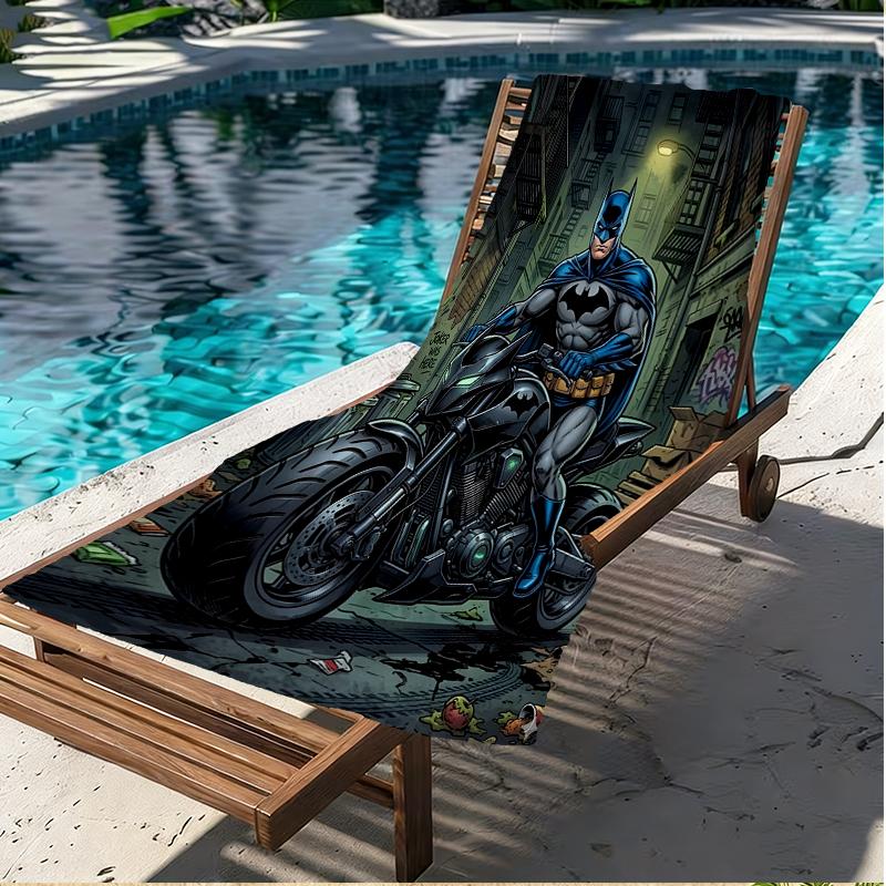 Superheroes Print Beach Towel, Versatile Lightweight Absorbent Beach Towel for Pool Surf Yoga Bathroom, Perfect Birthday Holiday Gift