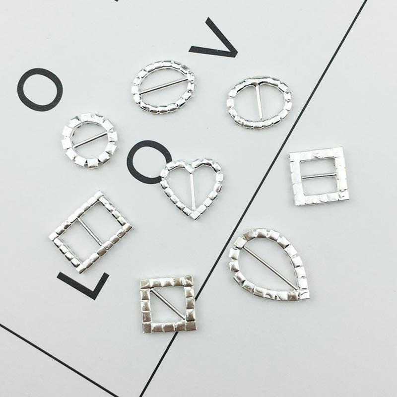 10 шт./компл. различных пряжек со стразами, аксессуары для волос, пряжка со стразами, сделай сам, ручной бант, аксессуары для волос, украшение для свадебных приглашений