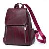 Large Capacity Soft Solid Women's Backpacks Zippered Interior Pocket High-Quality Bags Fashion Compartments