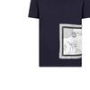 EMPORIO ARMANI EA SS24 T Shirt Men's Marine Blue 3D1T98-1JUVZ-0917